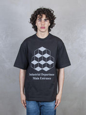 TTT T-Shirt <BR/>Industrial Department Tee 12TS003 BLACK TTT 