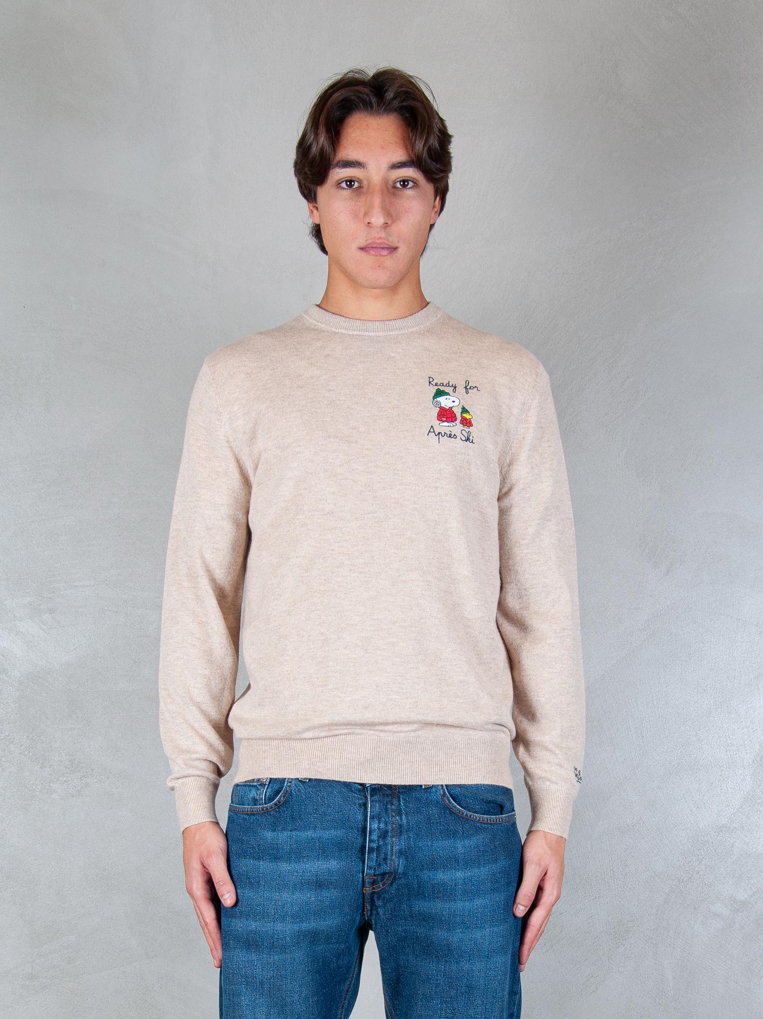 MC2 Saint Barth maglia Heron embroyed wool HER0024 03104I MC2 St Barth 