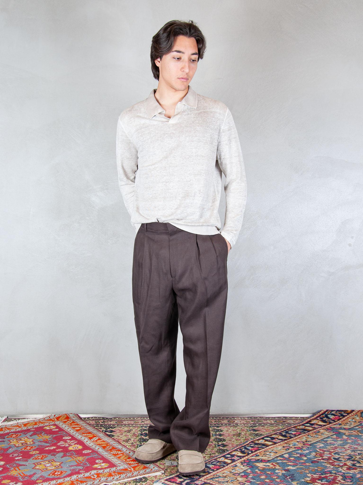 Beable pantaloni Mat MAT LM85-CACAO Beable 