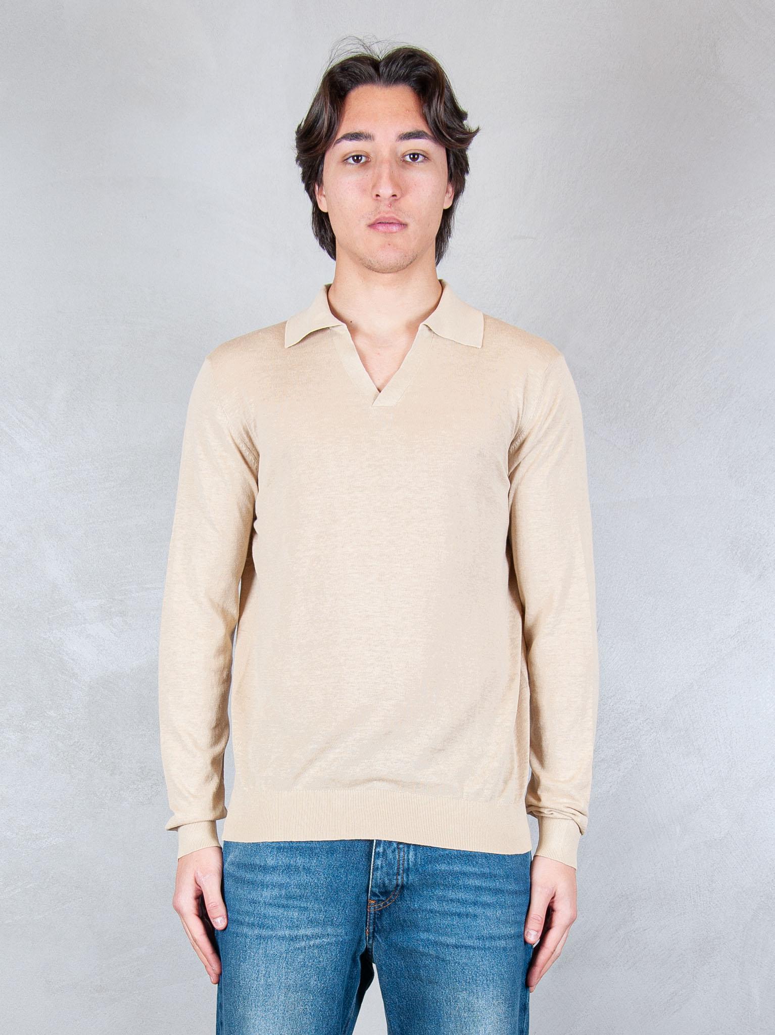 Seinse Maglia Polo Capri Cotone e Seta ME3319 BEIGE Seinse 