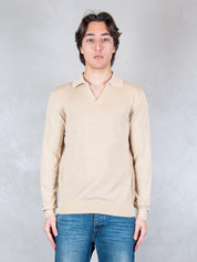 Seinse Maglia <BR/>Polo Capri Cotone e Seta ME3319 BEIGE Seinse 