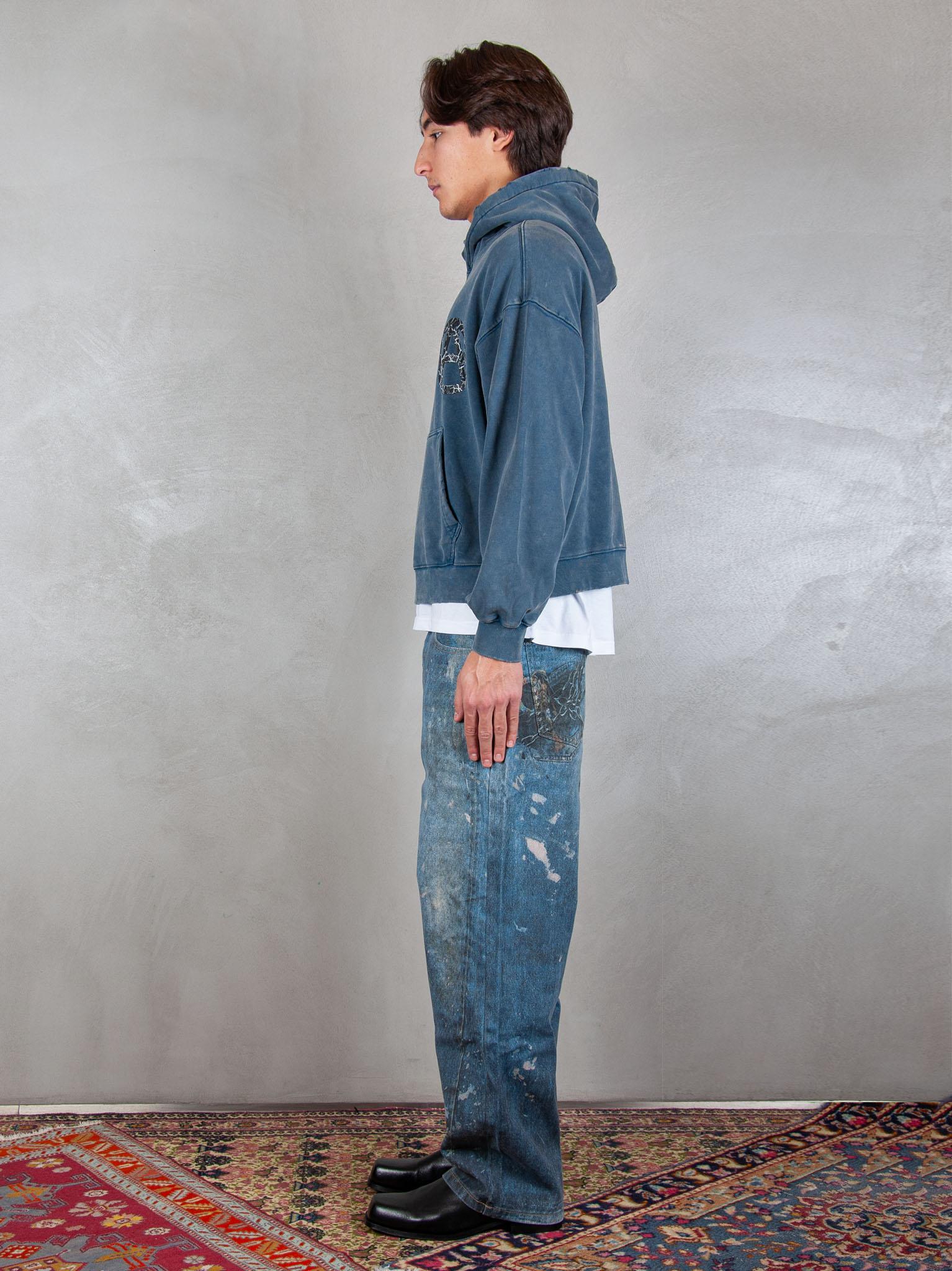 Acupuncture Felpa Anarchy Hoodie ANARCHY HOODIE NAVY BLUE Acupuncture 