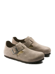 Birkenstock <BR/>London Suede LONDON SUEDE LTHR-TAUPE Birkenstock 