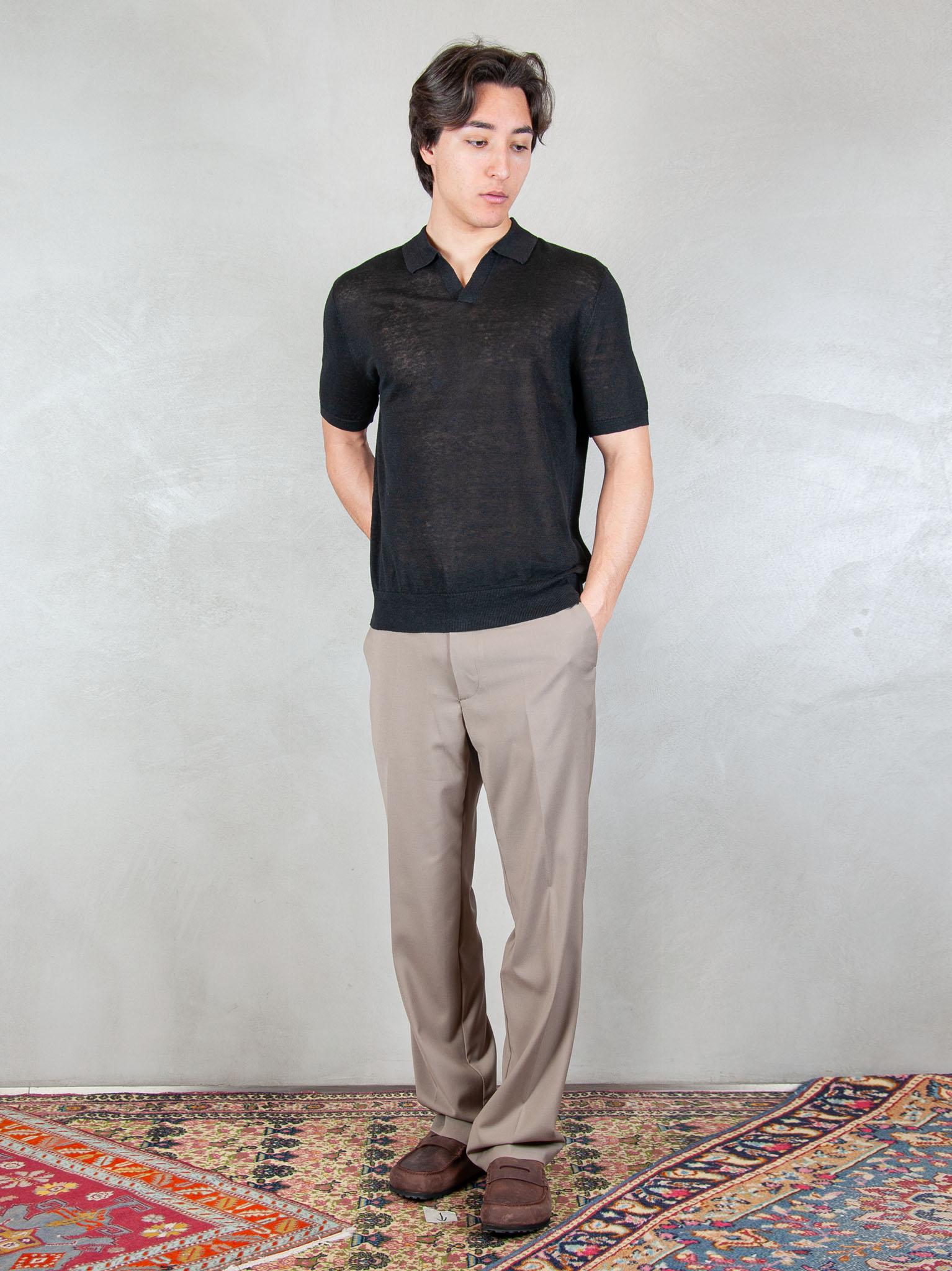 Diana Studio Polo Capri Lino SIN56 020 Diana Studio 