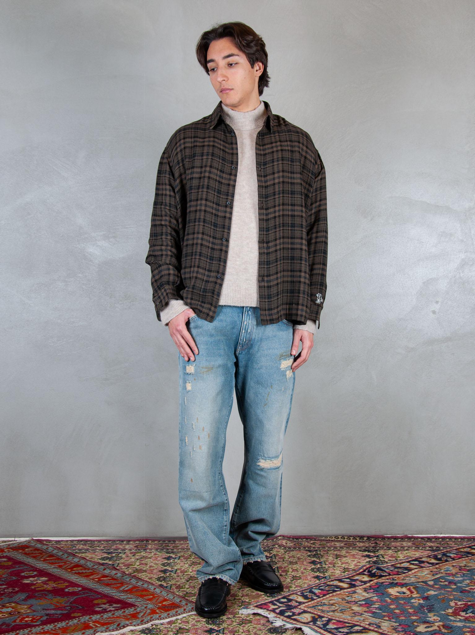 Hi Five Camicia Mauder shirt MAUDER CHECK BROWN Hi Five 