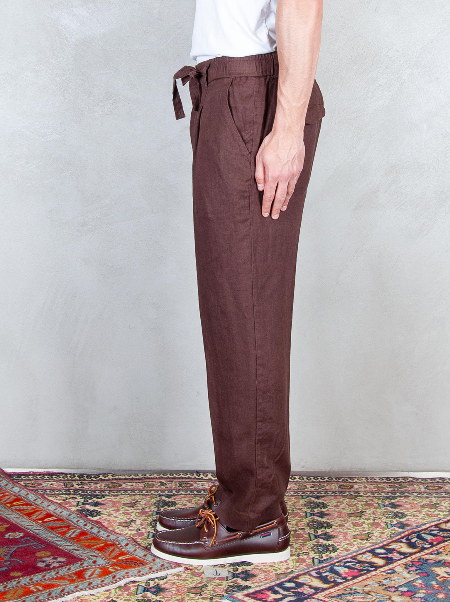 Seinse Pantaloni Coulisse Lino PSE1527 MOKA Seinse 