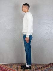 Luigi Gentile Maglia <BR/>Girocollo Treccia LG1202 02 Luigi Gentile 