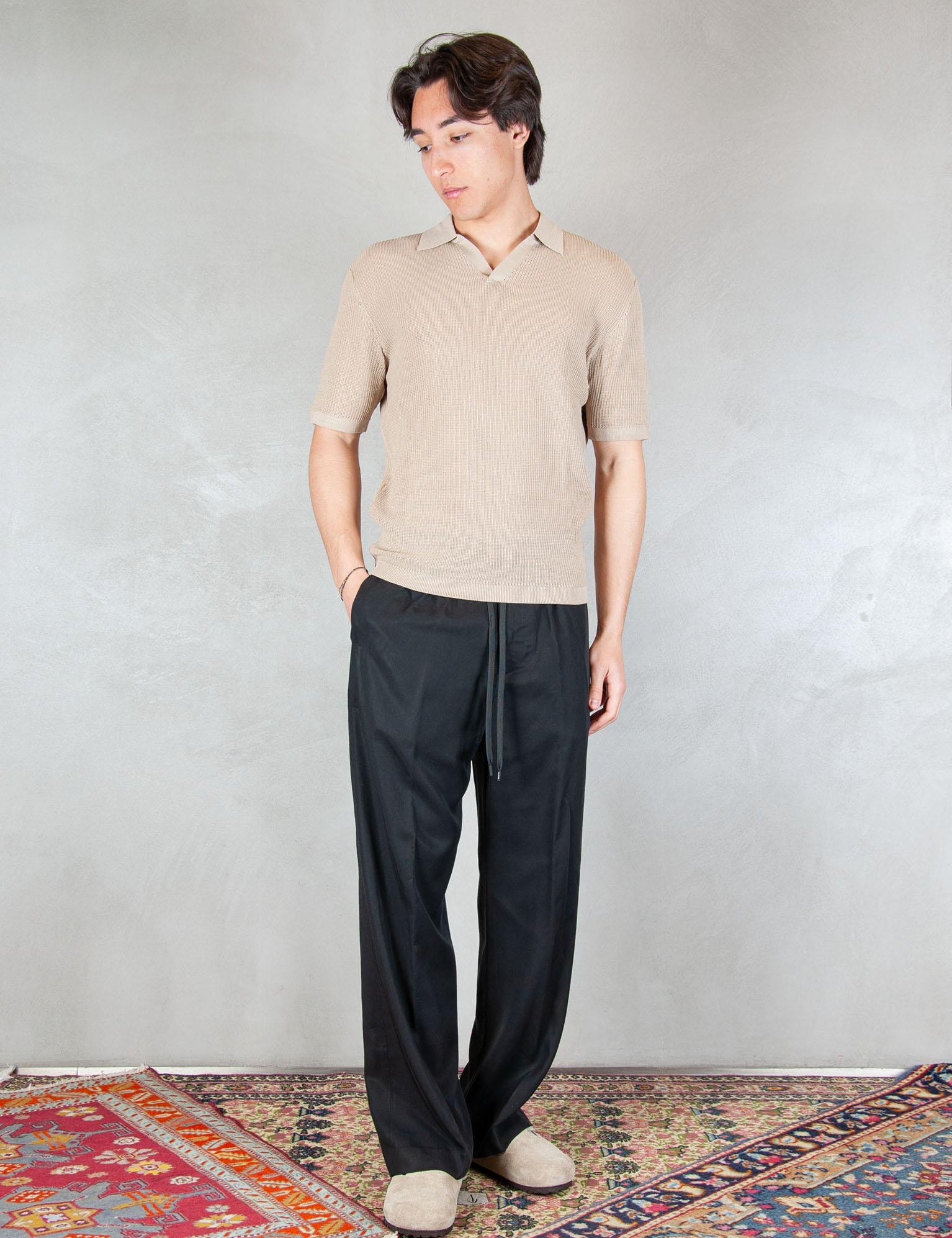 >Pantalone Coulisse PA3696 NERO I'm Brian 