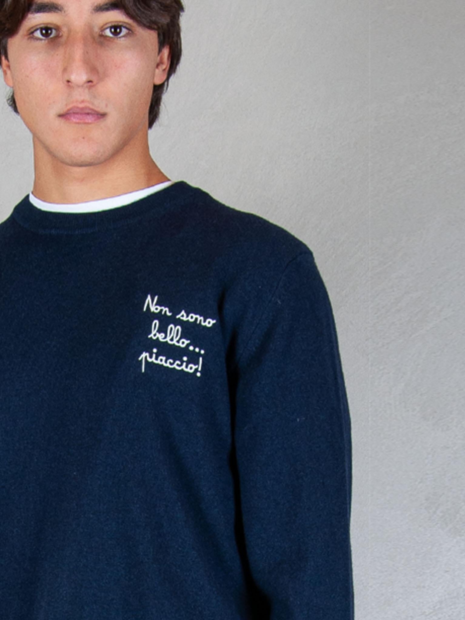 MC2 Saint Barth maglia Heron embroyed wool HER0024 02828I MC2 St Barth 