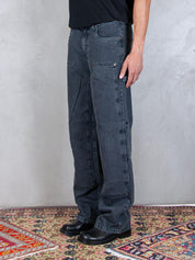 Hi Five Carpenter <BR/>Work Double Knee WORK BLK Hi Five 