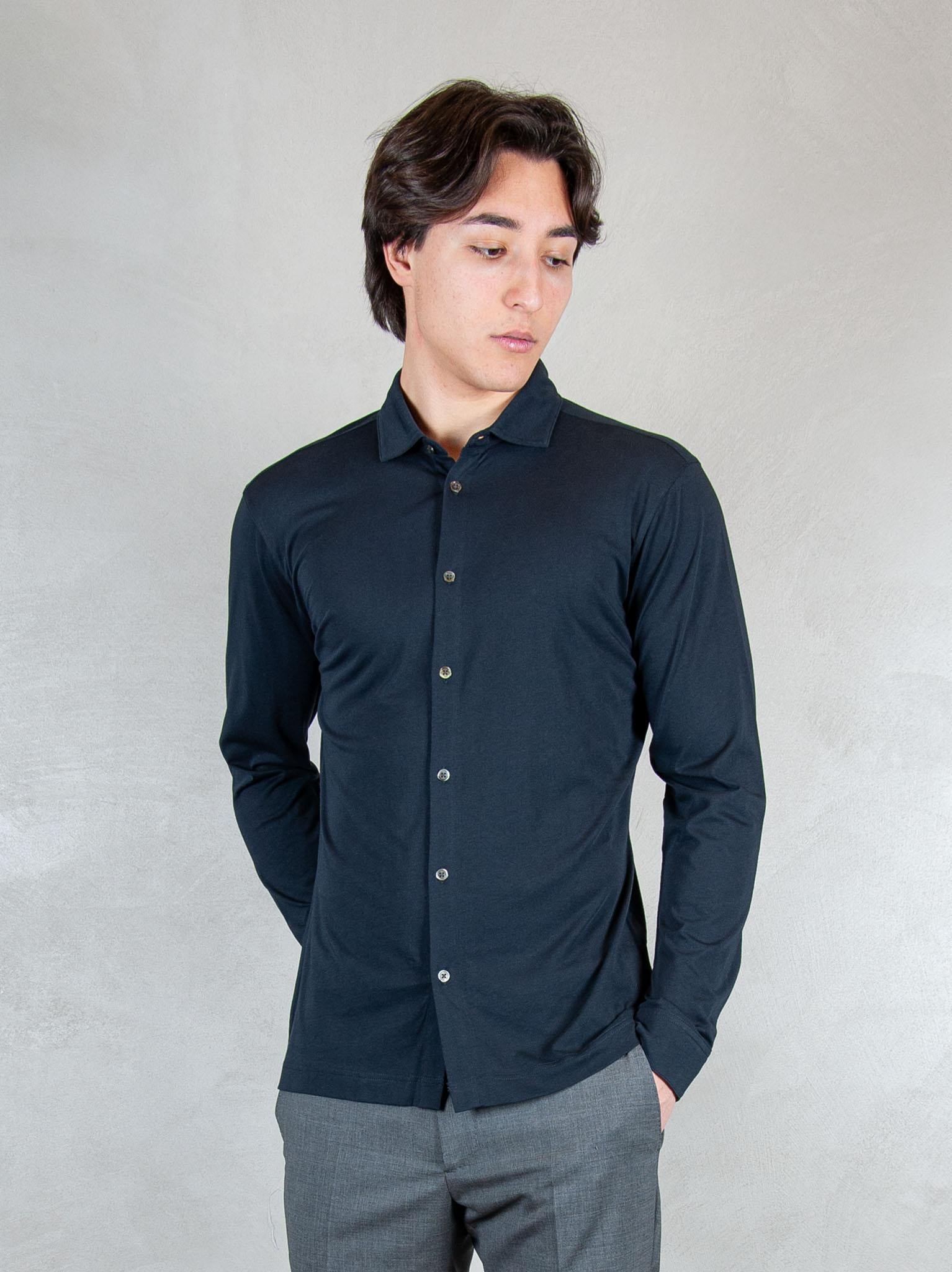 Raphael1966 Polo Camicia Cotone Pima DK17109 BLU NOTTE Raphael - Dkt 