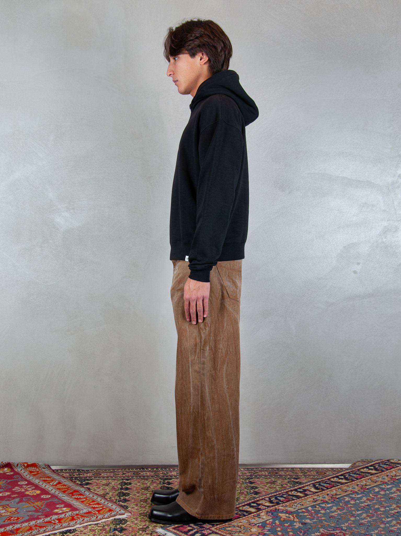 Woc felpa Phoenix hoodie SW037FL NERO WOC 