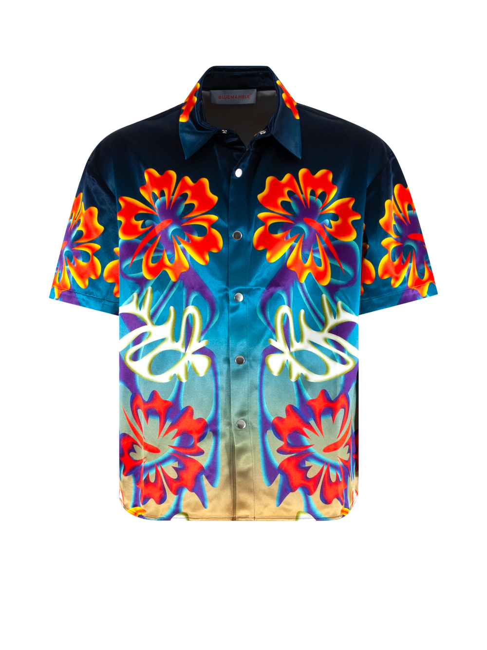 Hibiscus Shortsleeves Shirt SH33-VI04A24 PRT BLUEMARBLE 