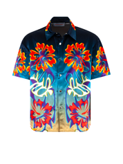 Hibiscus Shortsleeves Shirt SH33-VI04A24 PRT BLUEMARBLE 