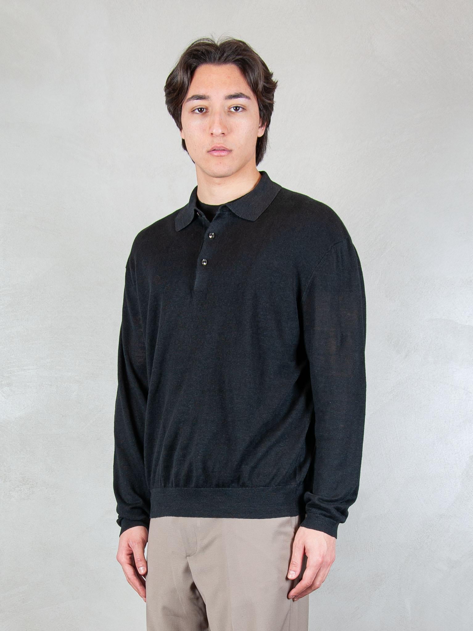 Diana Studio Maglia Polo Lino SIN01 020 Diana Studio 