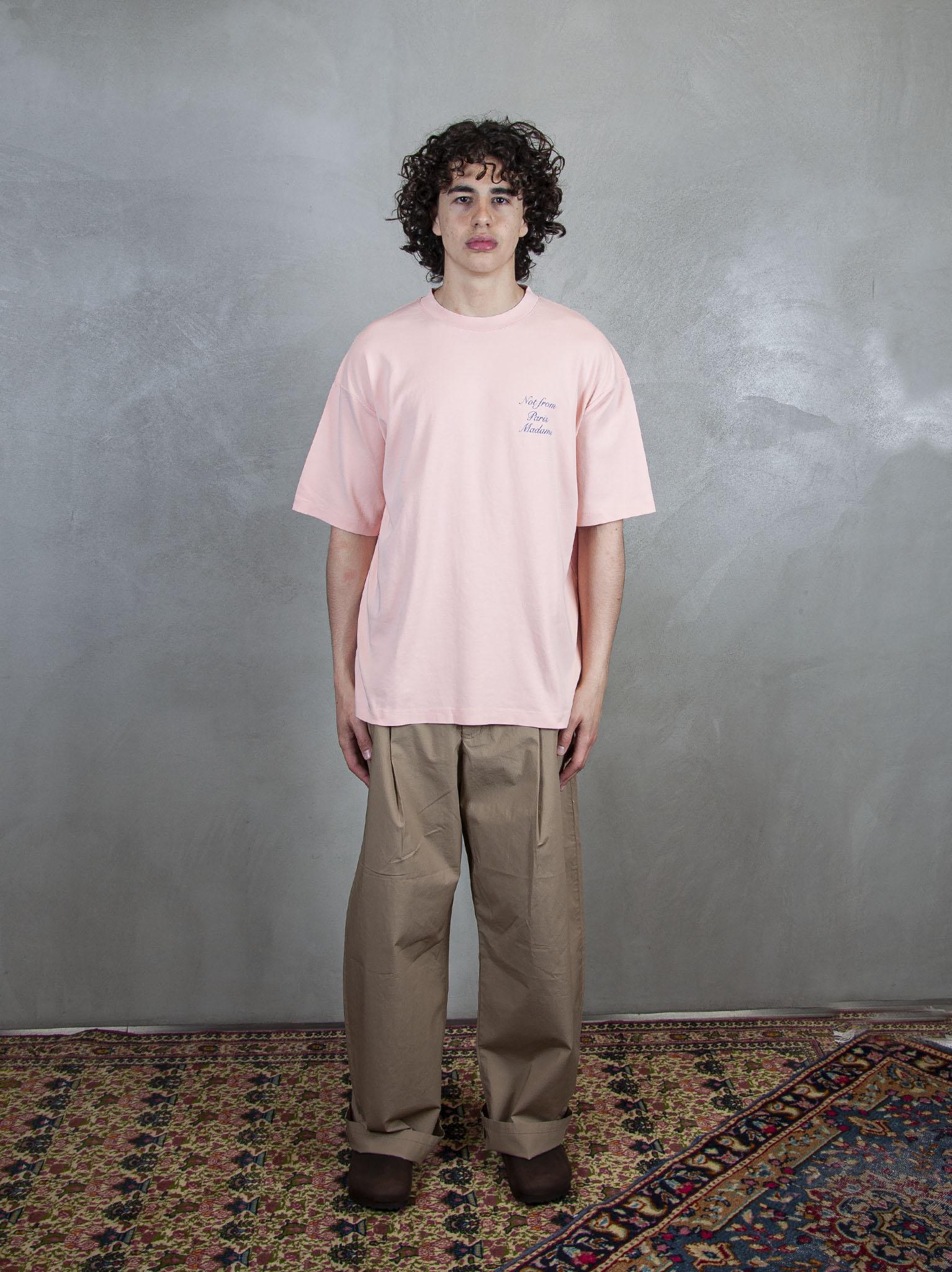 Le T-Shirt Slogan Cursive G-TS209-CO002 LPI Drôle De Monsieur 