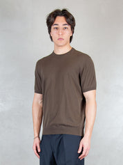 Raphael1966 Maglia <BR/>Tshirt Cotone Crepe DK17003 MORO Raphael - Dkt 