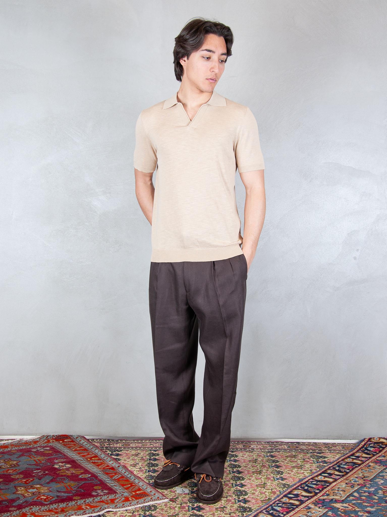 Seinse Maglia Polo Capri Bordino ME3195 BEIGE Seinse 