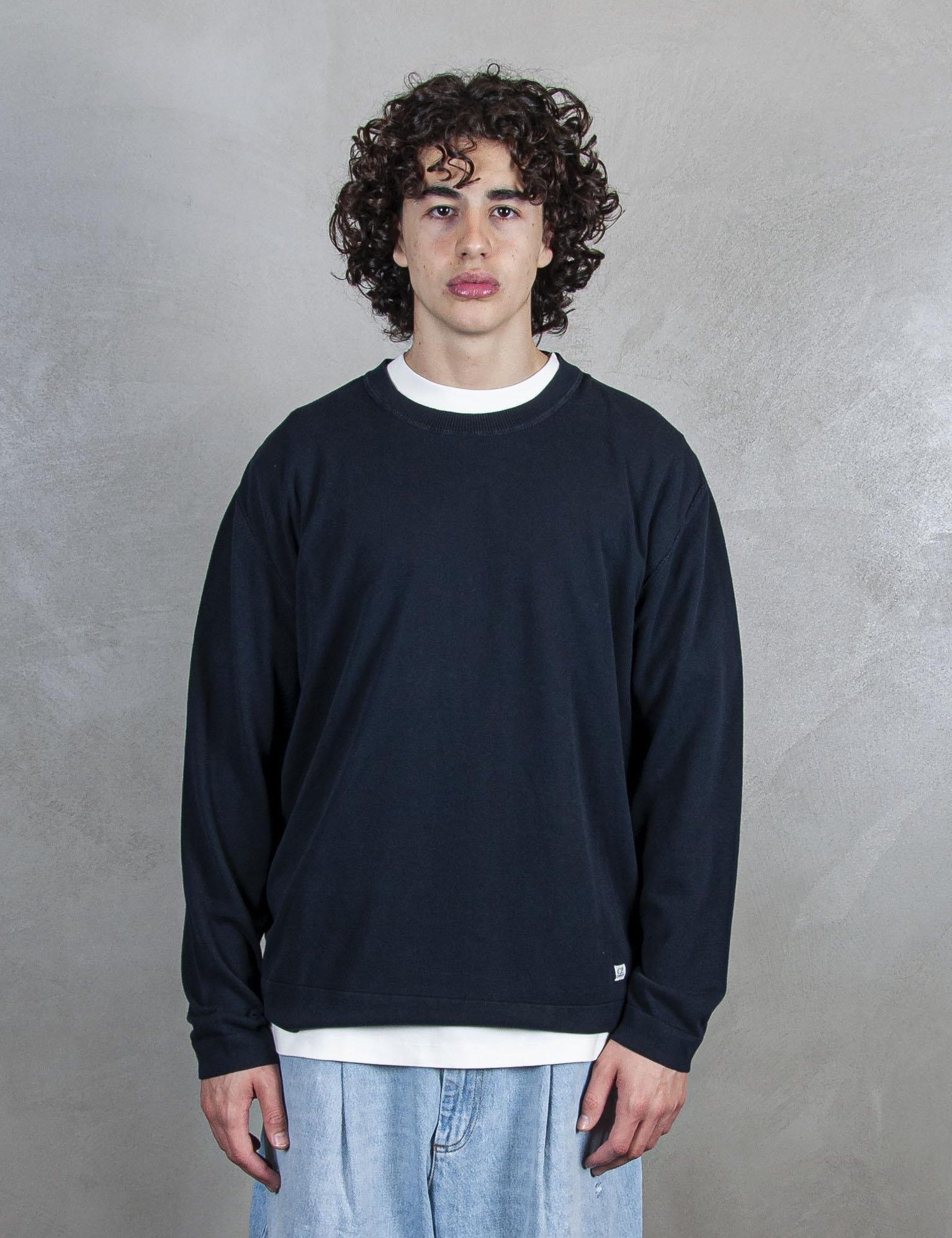 Crewneck Cotton Crepe KN089A-6323O 888 C.P. company 