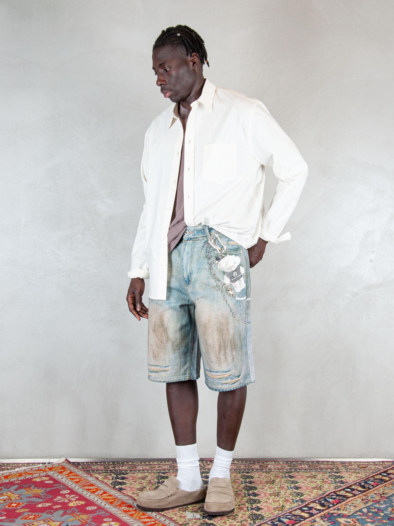 Acupuncture Bermuda  Ocean Front Shorts OCEAN FRONT SHORTS DENIM BLUE Acupuncture 