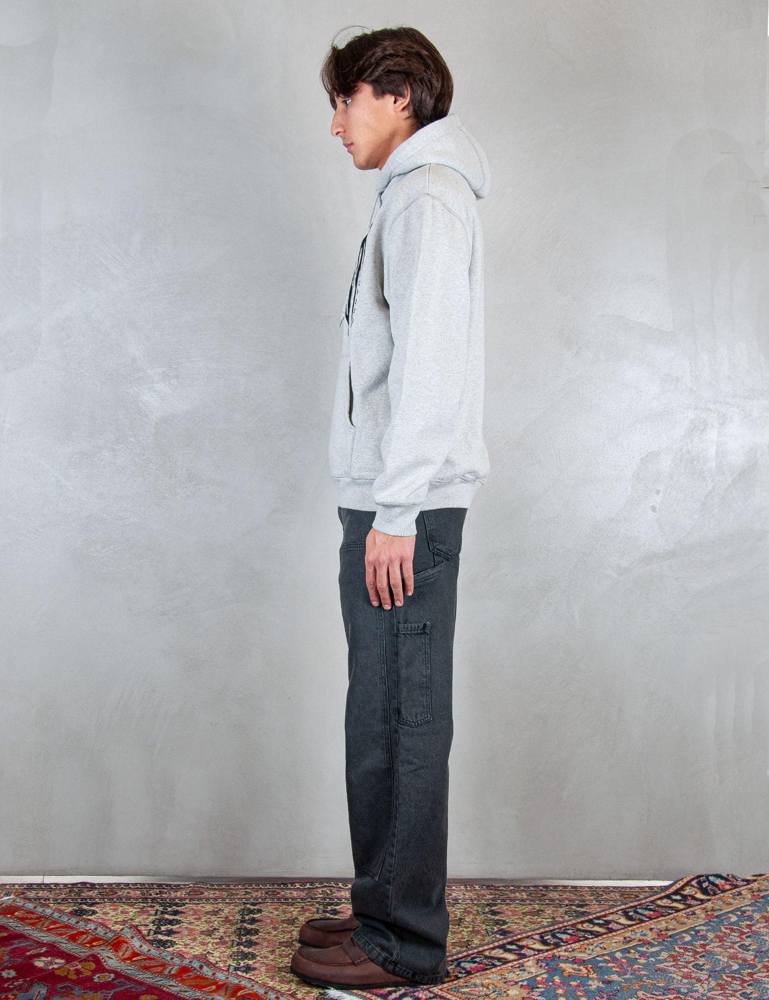 Connected Guy hooded 54225 HEATHER GREY Parra 