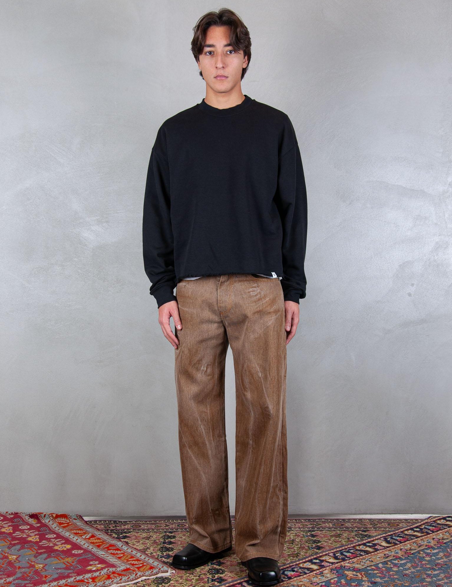 >Tucson crewneck SW104FL NERO WOC 