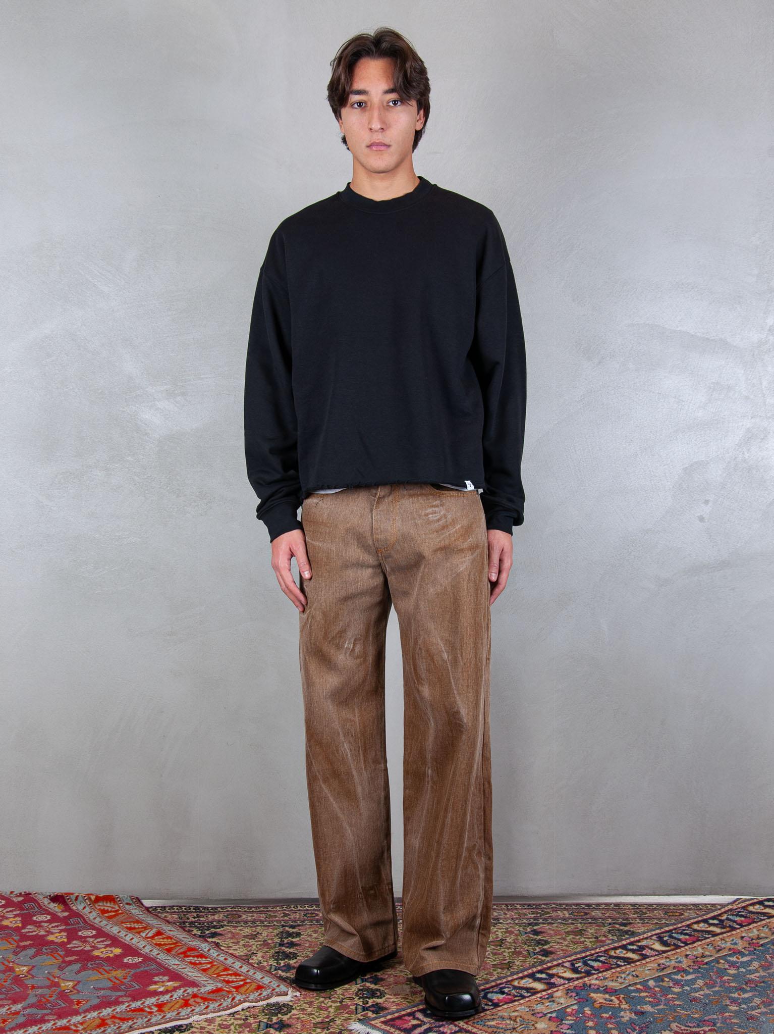 Woc felpa Tucson crewneck SW104FL NERO WOC 