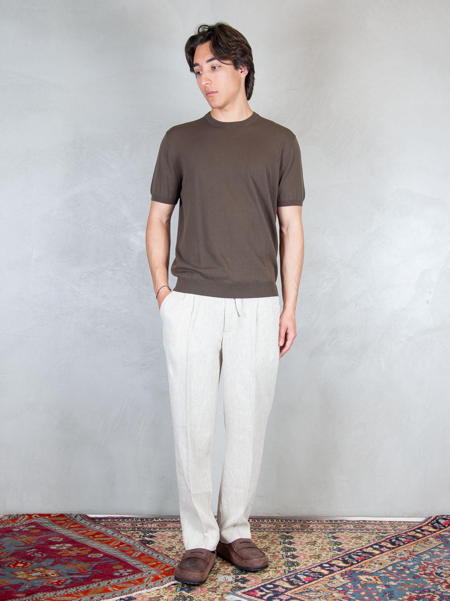 Seinse Pantaloni Coulisse Lino PSE1527 BEIGE Seinse 