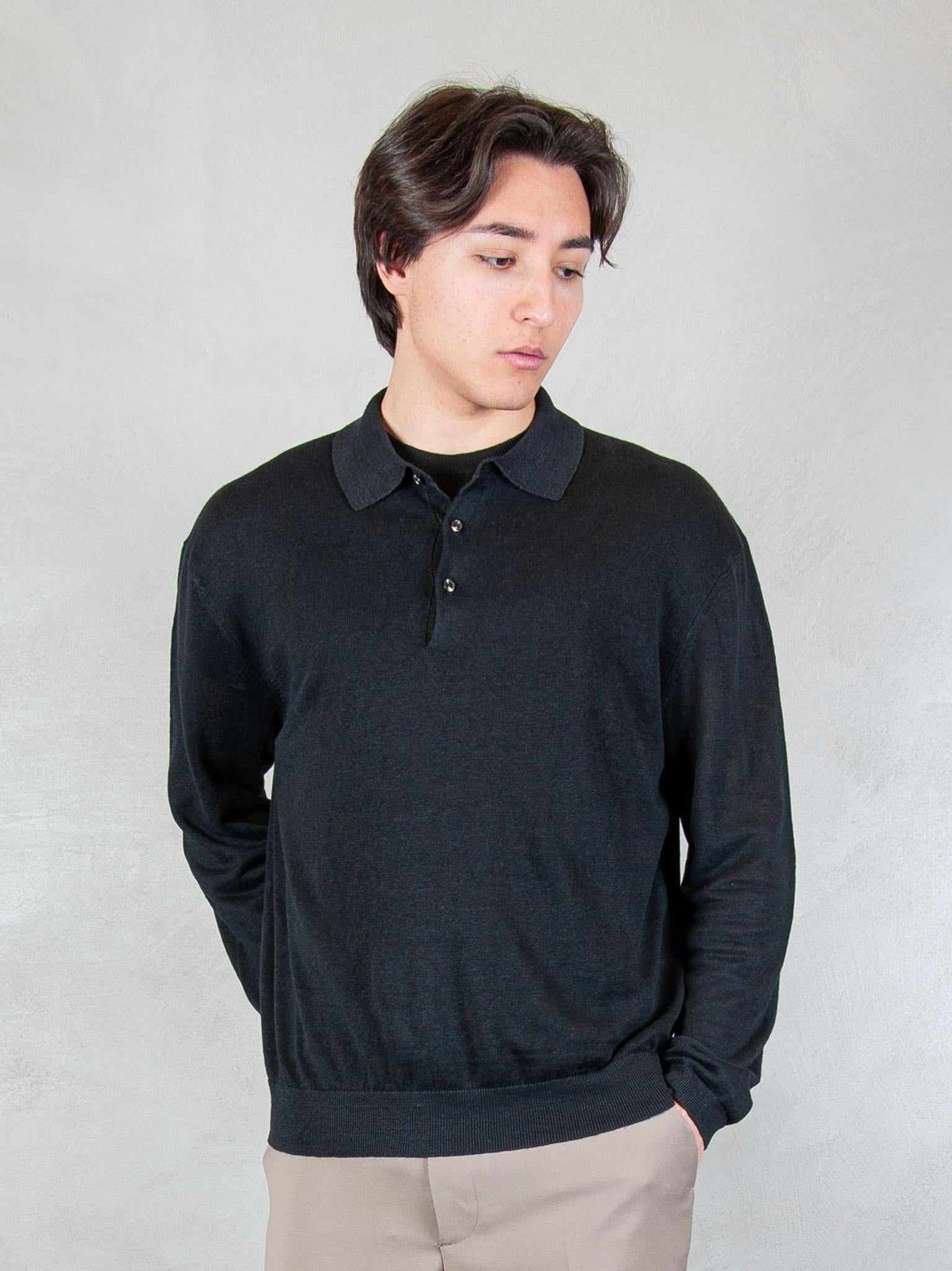 Diana Studio Maglia Polo Lino SIN01 020 Diana Studio 