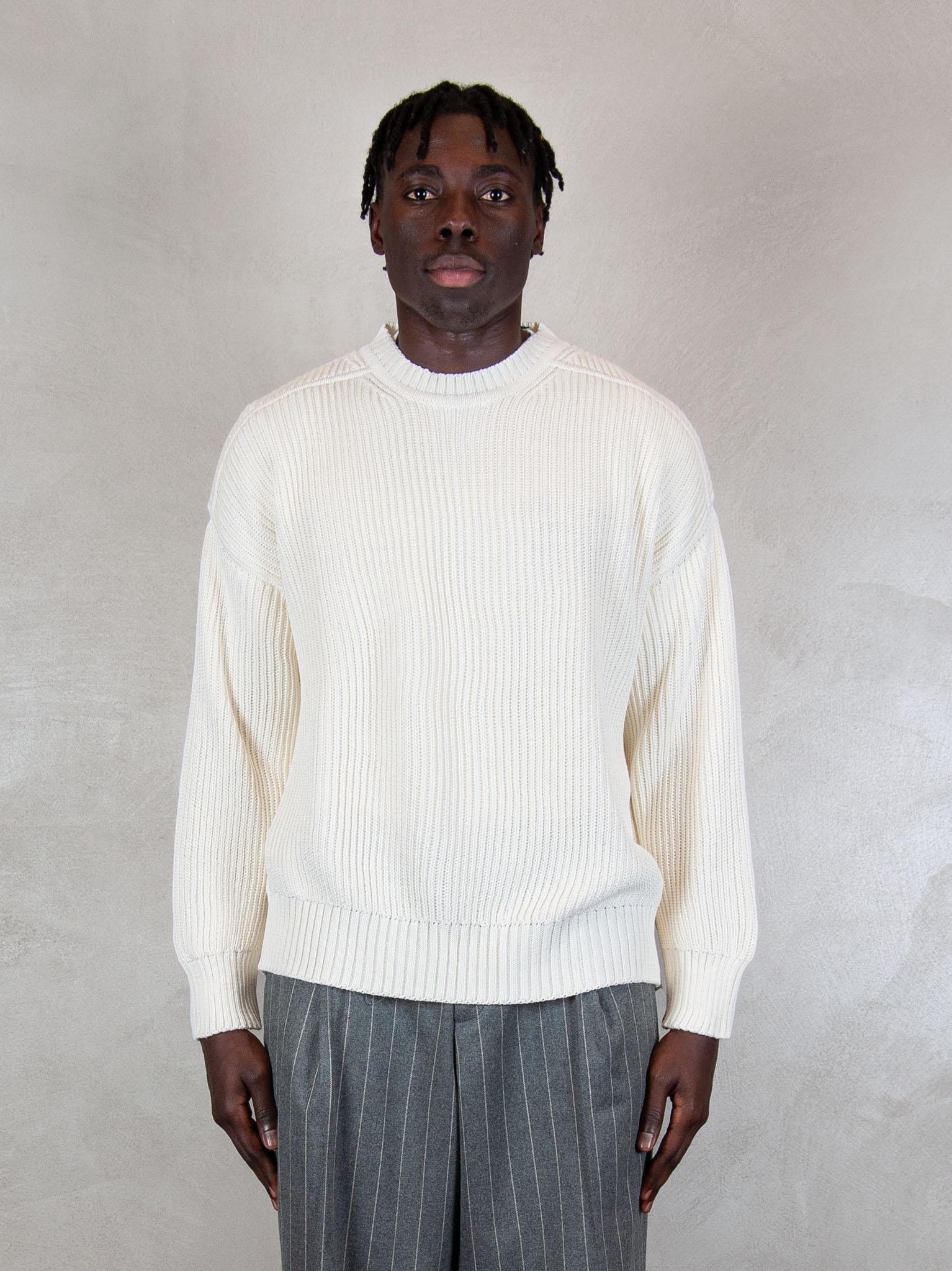 Hi Five Maglia Rib Sweater RIB SWEATER CREAM Hi Five 