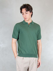 Raphael1966 Maglia <BR/>Polo Capri Cotone Crepe DK17008 FORESTA Raphael - Dkt 