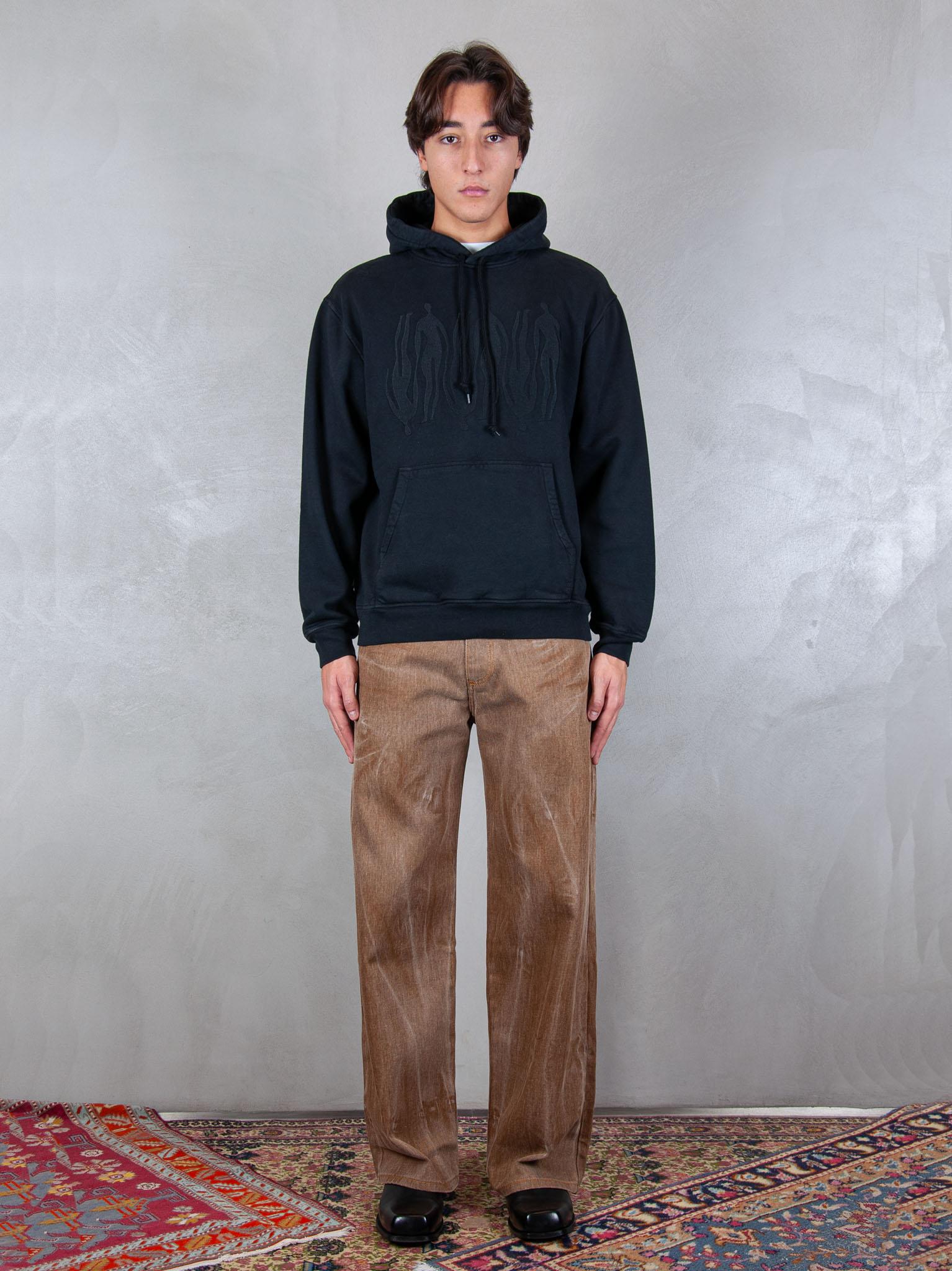 Parra Felpa Connected Guy hooded 54226 BLACK Parra 