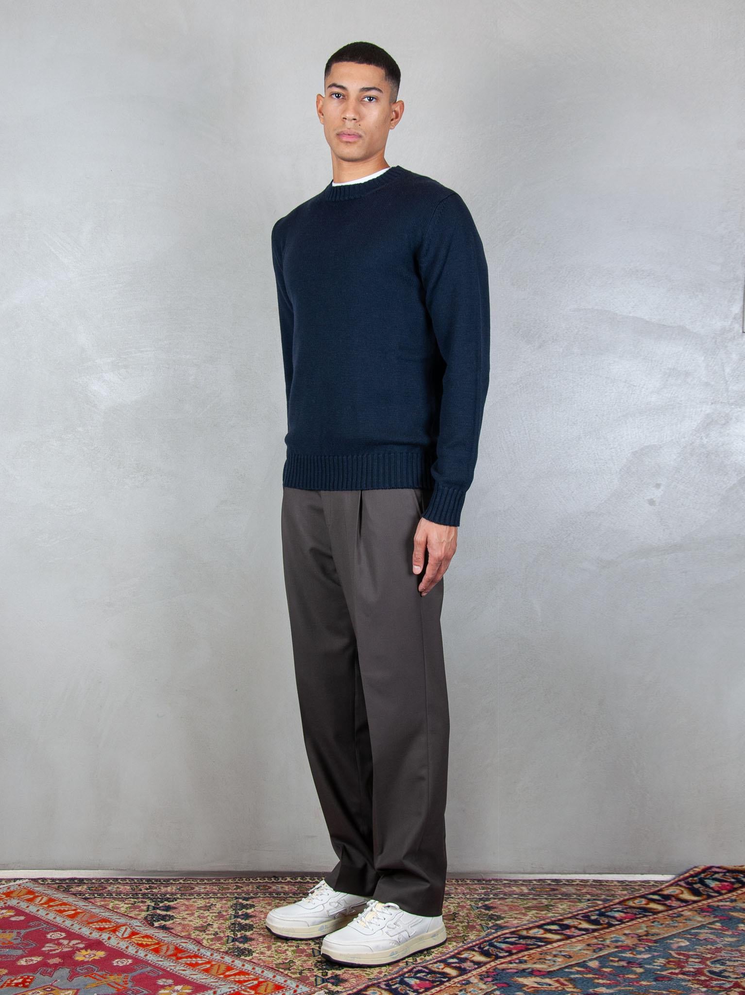 Alpha Studio Maglia girocollo AU3030C 1001 Alpha Studio 