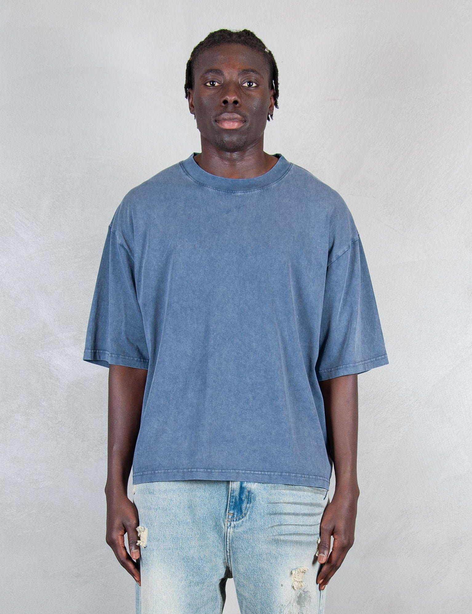 >Dirty DIRTY TEE BLUE Hi Five 