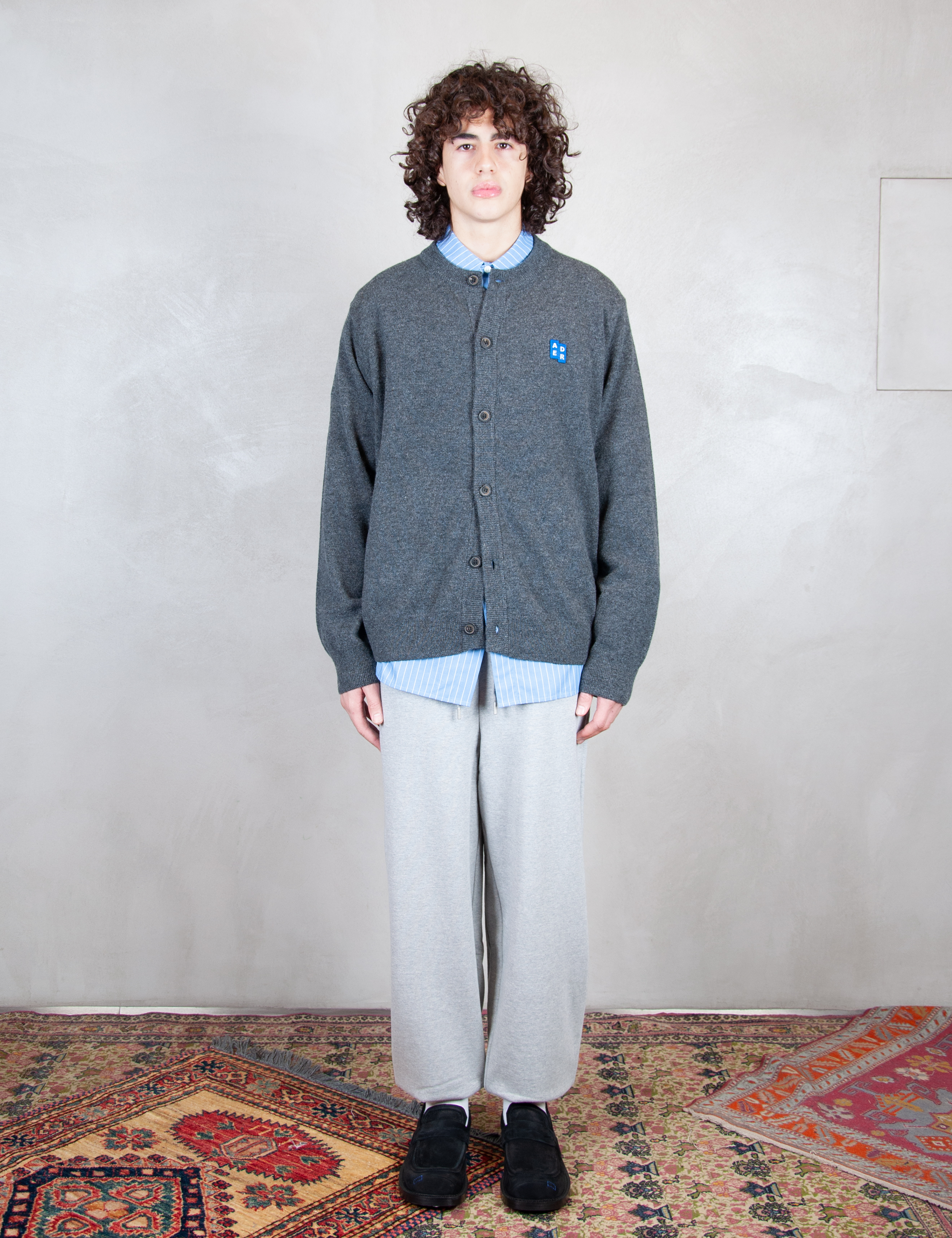 >Regular Cardigan BMSGFYKT0702 CC-CHARCOAL Ader Error 