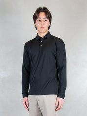 Raphael1966 Polo <BR/>Cotone Pima DK17101 NERO Raphael - Dkt 