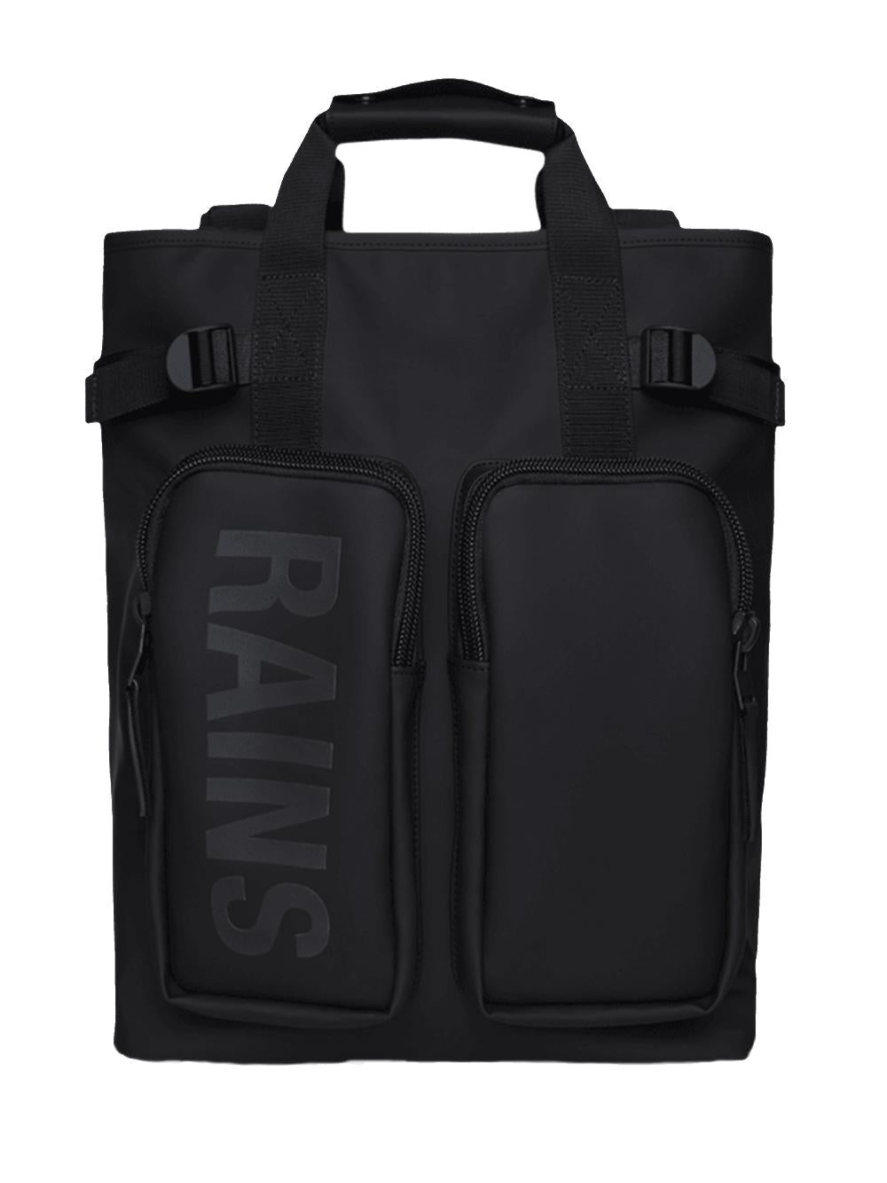 Texel Tote Backpack TEXELTOTE BACKPACK BALCK Rains 