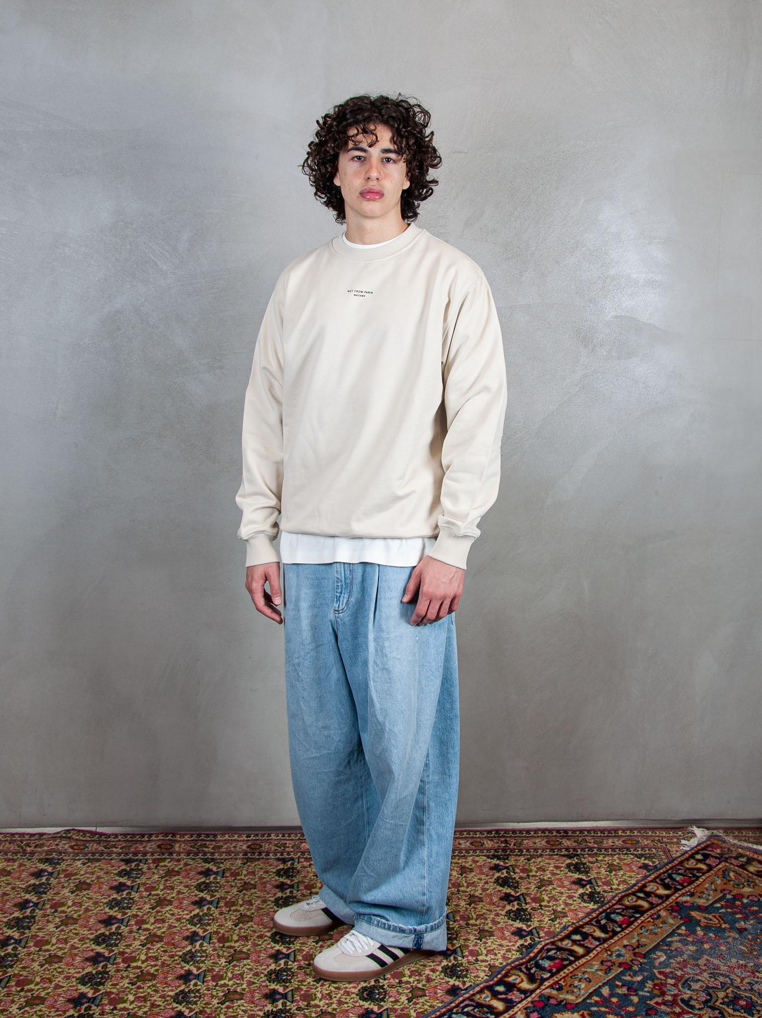 Drôle De Monsieur Felpa Le Sweatshirt Slogan Classique SW148-CO127 MT Drôle De Monsieur 