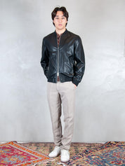 Markup Giubbotto <BR/>Bomber Ecopelle MK14005 NERO MarkUp 