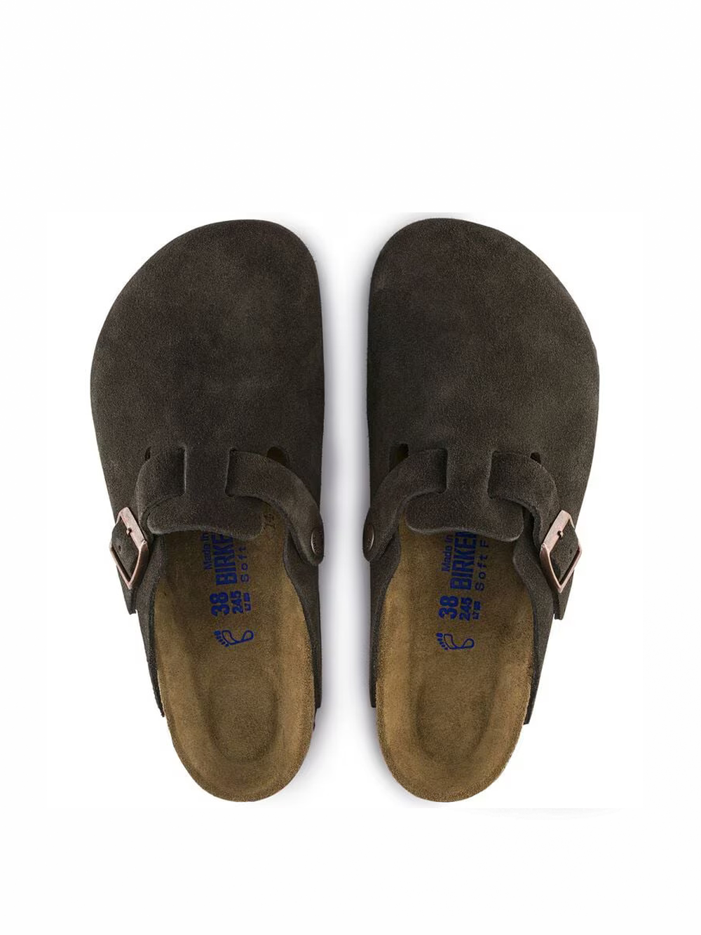 Birkenstock Boston Suede BOSTON-SUEDE MOCCA Birkenstock 