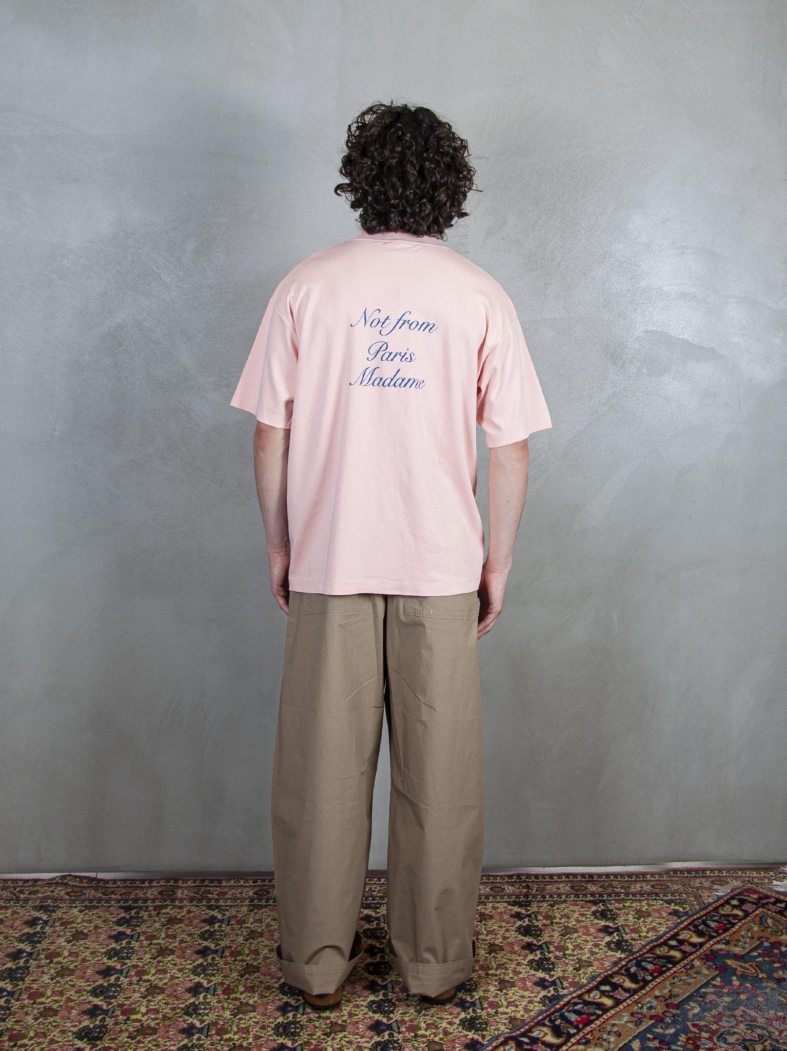 Le T-Shirt Slogan Cursive G-TS209-CO002 LPI Drôle De Monsieur 