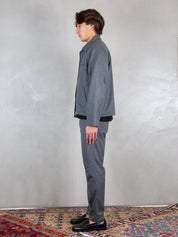 I'M Brian <BR/>Overshirt zip GIU3472 GRIGIO I'm Brain 