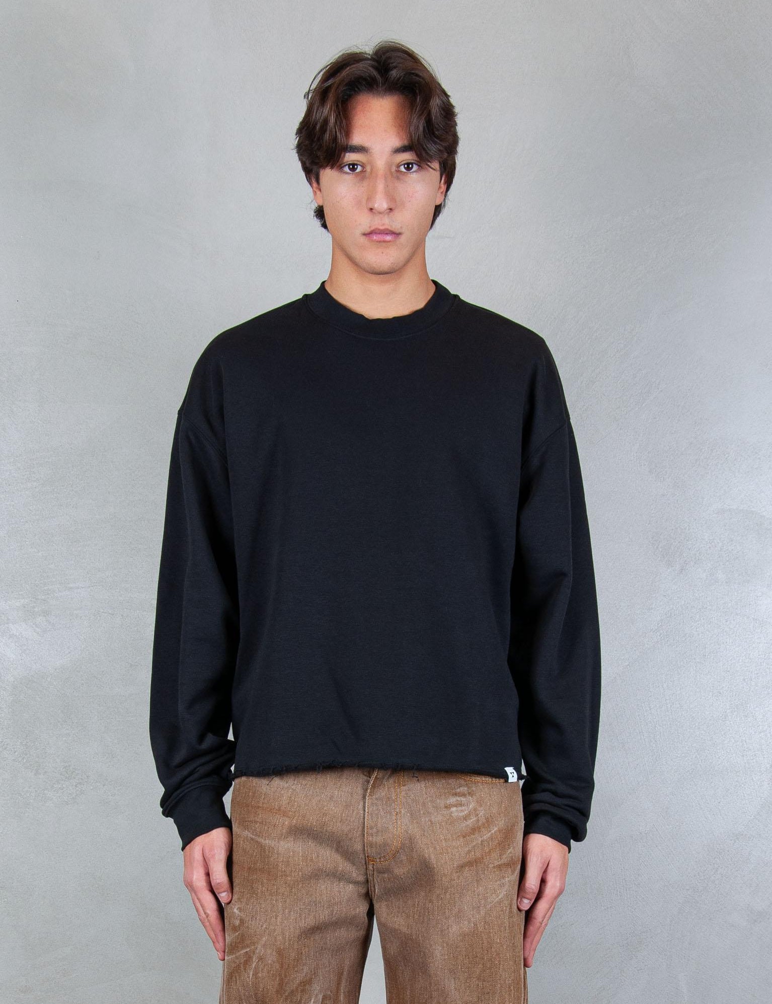 >Tucson crewneck SW104FL NERO WOC 