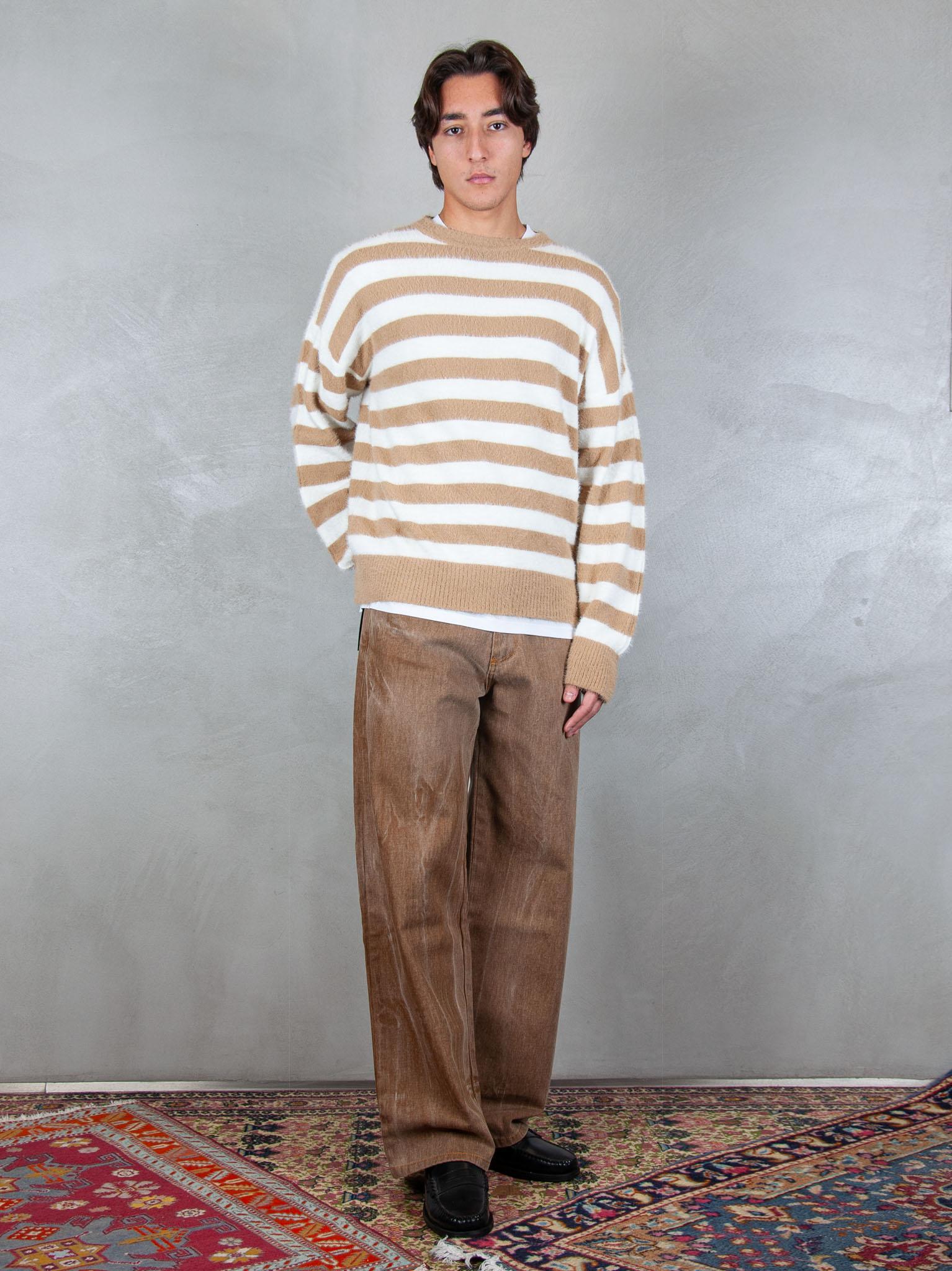 HI Five Maglia Striped Crewneck AB23 0301 Hi Five 