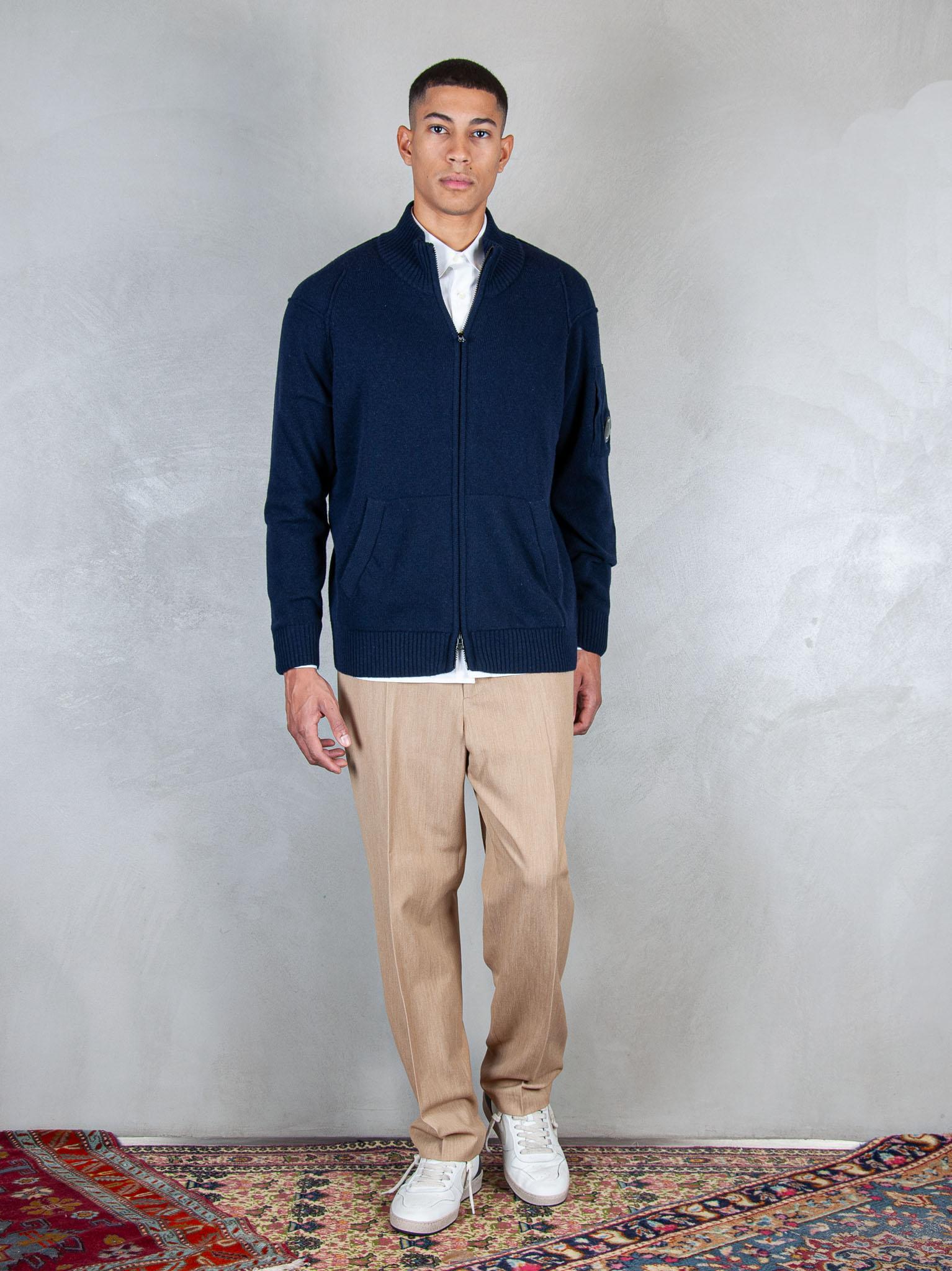 C.P. Company Maglia Lambswool zip KN708A-110149A 888 C.P. company 