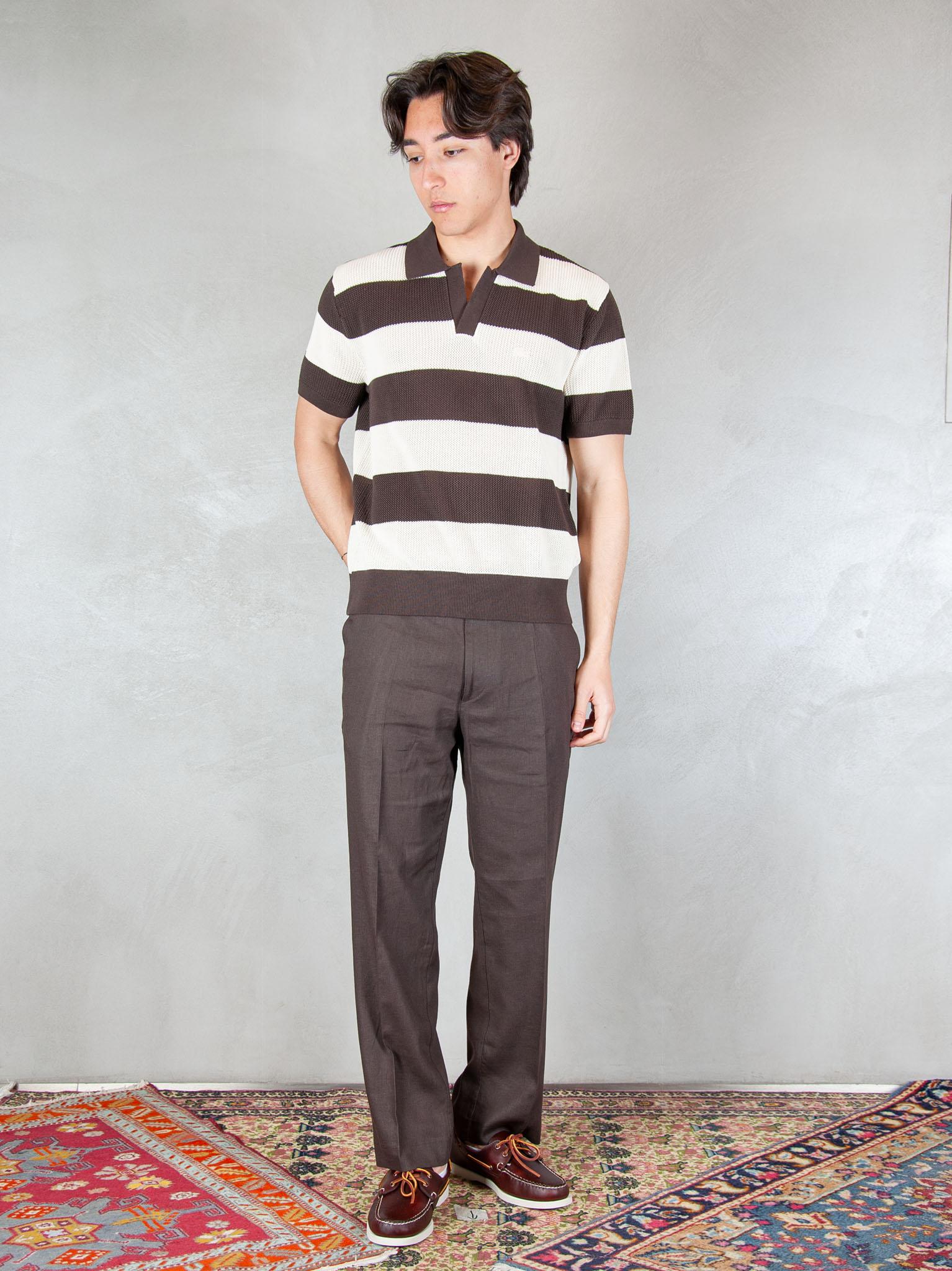 I'M Brian Pantalone Regular Lino PA3703 MORO I'm Brian 