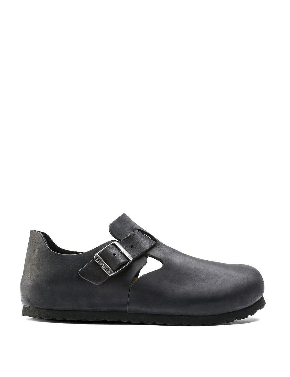 >London LONDON OILED LTHR-BLACK Birkenstock 