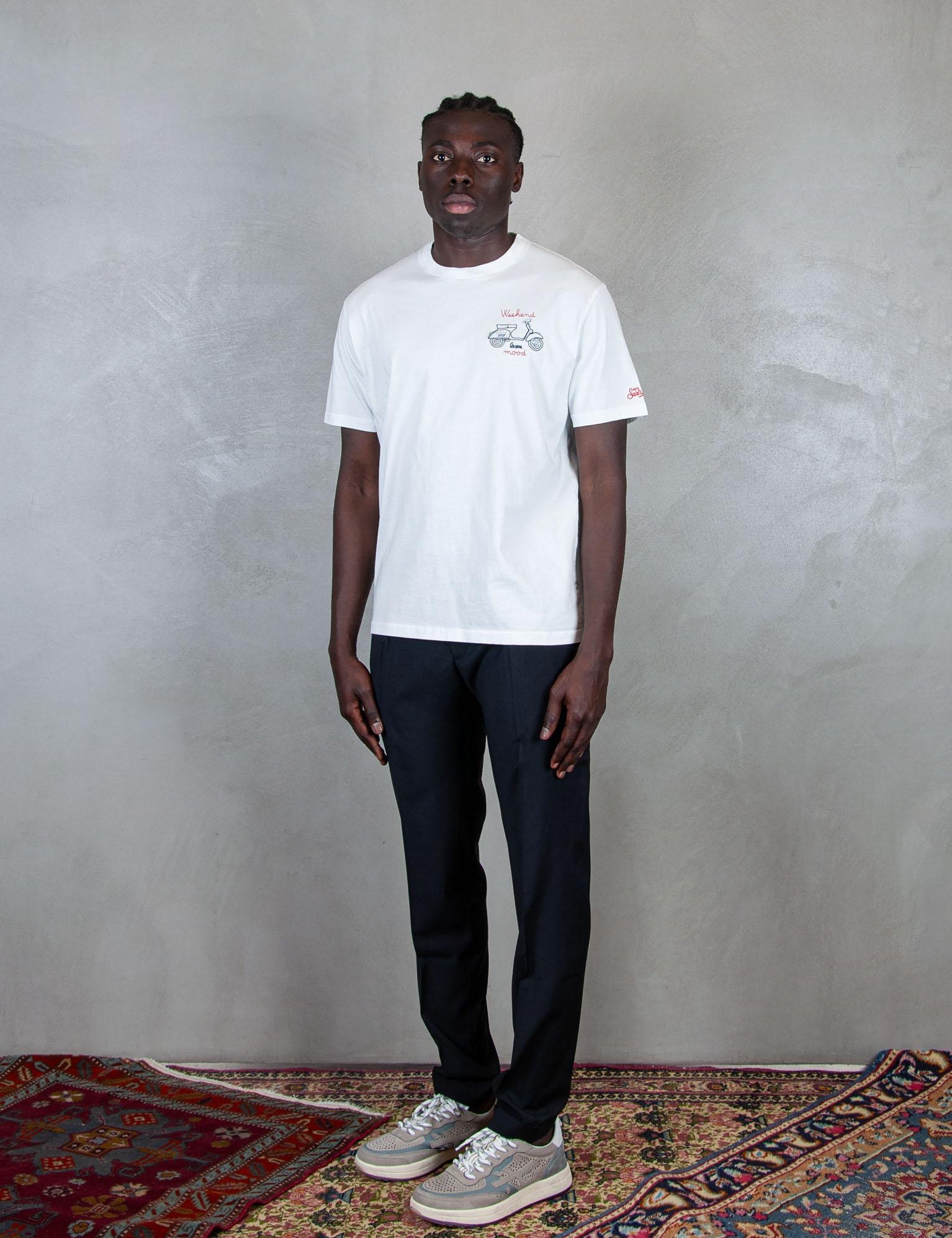 tshirt man TSHM001 02653H MC2 St Barth 