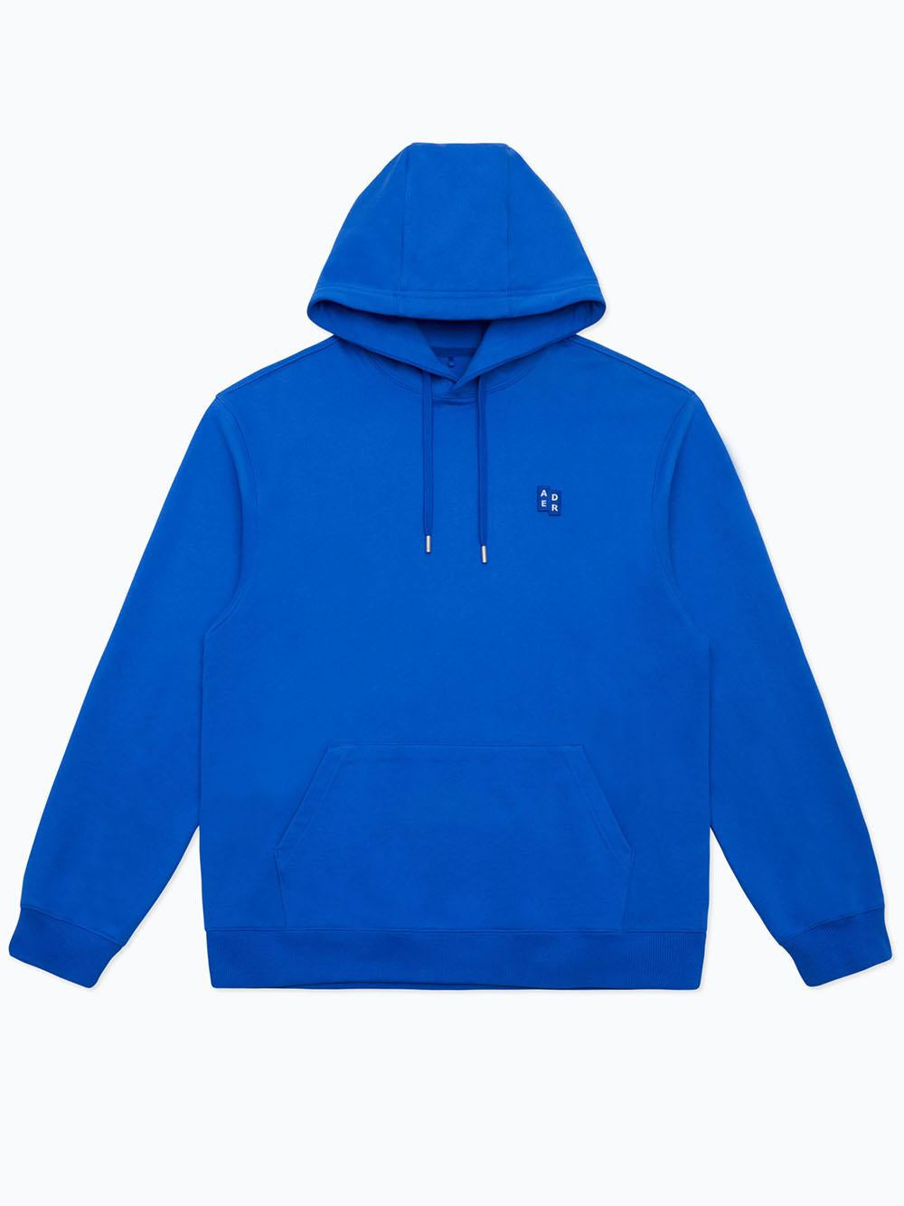 Ader Error Felpa Semi Oversized Hoodie BMSGFYHD0101 BL-BLUE Ader Error 