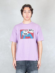 Parra T-shirt <BR/>Not you 55350 PURPLE Parra 